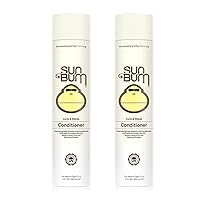 Sun Bum Curls & Waves Conditioner | Vegan and Cruelty Free Moisturizing Hair Treatment for Wavy and Curly Hair | 10 oz | Pack of 2