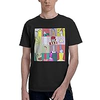 Goodnight Punpun Shirt Mens Anime Casual Fashion Cotton Crew Neck Short Sleeve Tops T-Shirt Summer for (Men,Man,Mens)