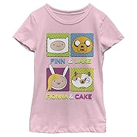 Adventure Time Kids' Finn Fionna Cake Jake T-Shirt