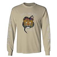 Front Tiger Graphic Japanese Till Death Anime Long Sleeve Men's