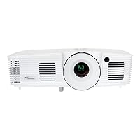 Optoma EH341 Full 3D 1080p 3500 Lumen DLP Multimedia Projector with MHL Enabled HDMI Port, 20,000:1 Contrast Ratio and 8,000 Hour Lamp Life
