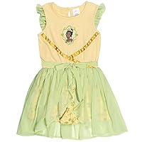 Disney Princess Girls Romper With Skirt Overlay Toddler to Big Kid