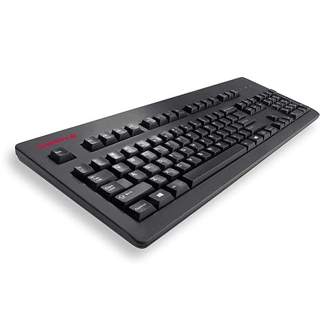 CHERRY G80-3000 Keyboard - Wired - USB - MX Black Silent Switch - Retro Look - Black