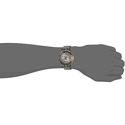 Tissot mens T-Race Stainless Steel Sport Watch Black & Khaki T1154273709100