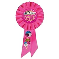 Beistle Birthday Girl Rosette