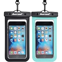 Hiearcool Waterproof Phone Pouch, Waterproof Phone Case for iPhone 15 14 13 12 Pro Max, IPX8 Cellphone Dry Bag Beach Cruise Ship Essentials 2Pack-8.3