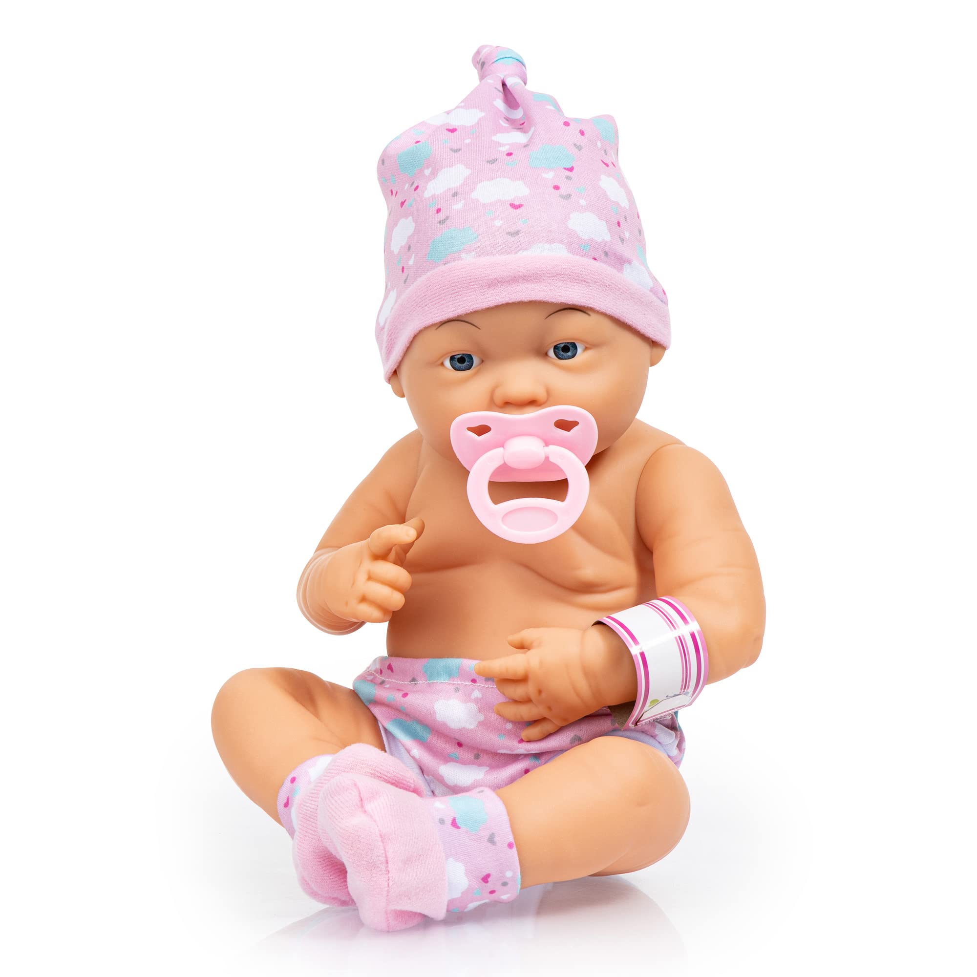 Bayer Design Dolls: New Born Baby - Pink, Sheep - with Outfit & Accessories, 15
