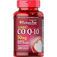 Q-Sorb Co Q-10 50 mg-200 Rapid Release Softgels