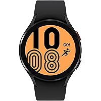 SAMSUNG Galaxy Watch 4 44mm Smartwatch with ECG Monitor Tracker for Health, Fitness, Running, Sleep Cycles, GPS Fall Detection, Bluetooth, US Version, Black