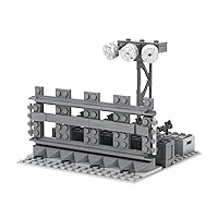 101Pcs WWII Military Defense Line Building Block Set, Brick Construction Toy, Build Fortifications and Bunkers.