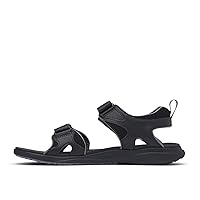 Men's COLUMBIA 2 STRAP Sandal, Black/Ti Grey Steel, 15 Regular US