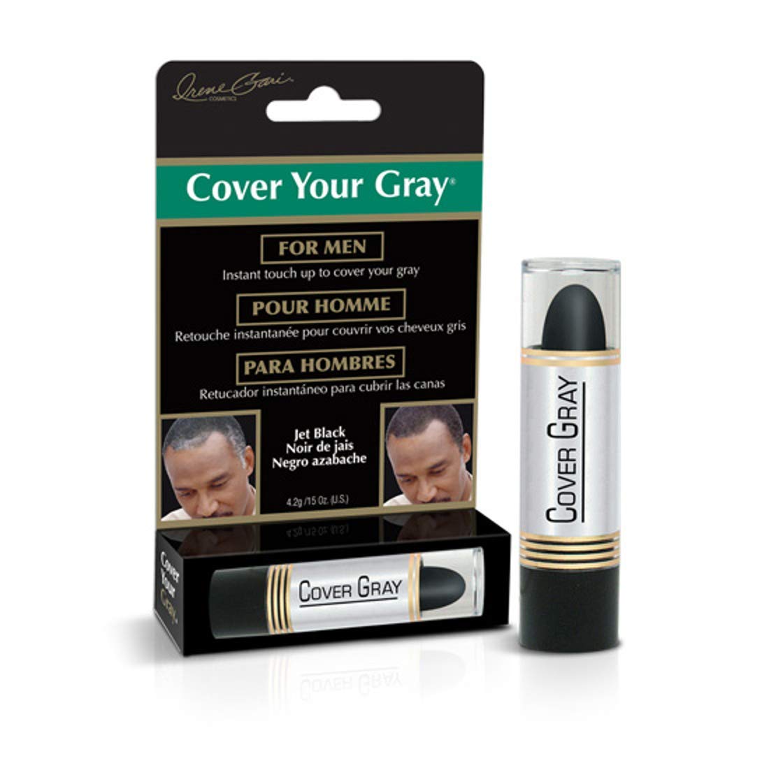 Cover Your Gray Mens Touch-Up Stick - Jet Black