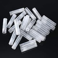 100 Pieces Empty Transparent Lip Balm Tubes Containers Cosmetic Lipstick Bottles Beauty Makeup Tools Accessories 5g