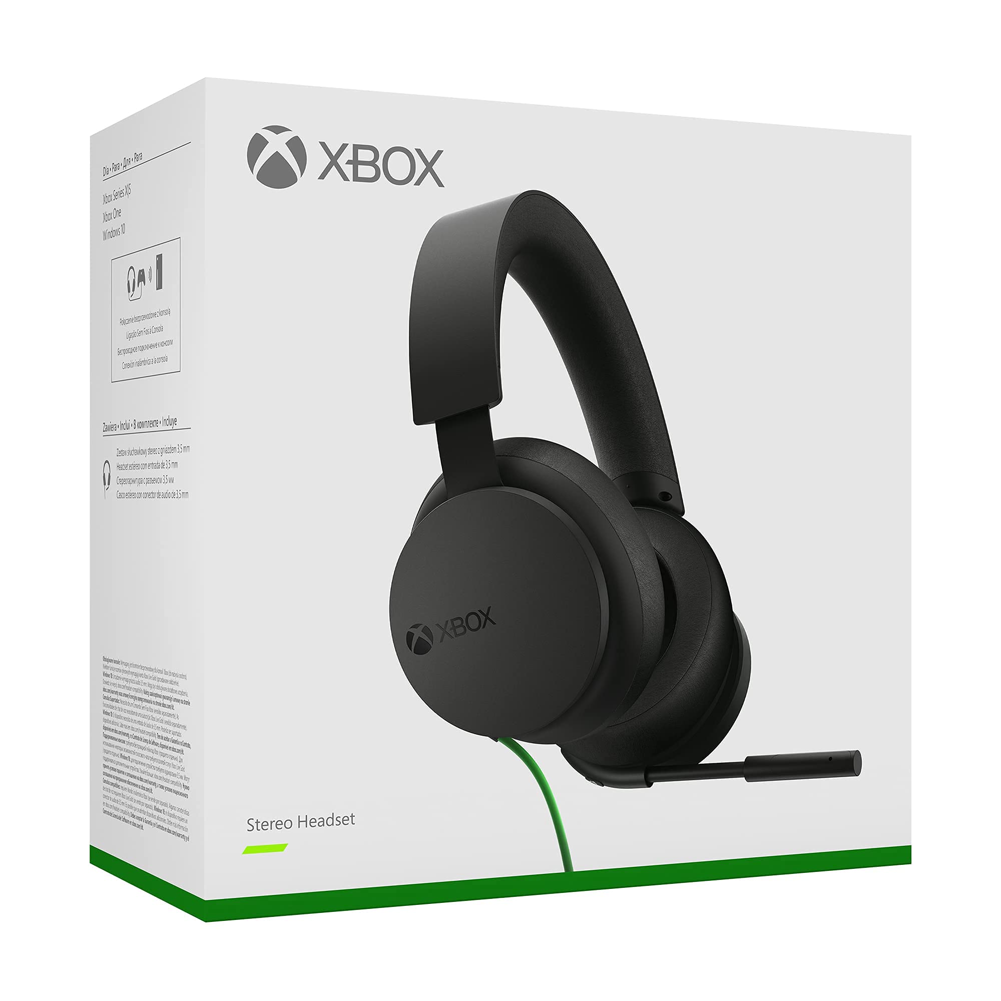 Xbox Stereo Headset for Xbox Series X|S, Xbox One, and Windows 10 Devices (Renewed)