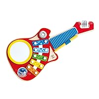 Hape 6-in-1 Music Maker | Colorful 6 Instrument Guitar Shaped Musical Toy for Ages 18 Months+