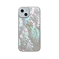 Mother of Pearl Glitter Phone Case for iPhone 13 Pro Max,Bling Shiny Real Seashell Pattern Slim Glossy Sleek Stylish Trendy Protective Shockproof Girls Women Cover(iPhone 13promax 6.7