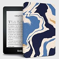 Fabric Case for All-New Kindle 10th Gen 2019 Release Only-Thinnest&Lightest Smart Cover with Auto Wake/Sleep - Support Back Cover adsorption(Not Fit Kindle Paperwhite 10th Gen 2018), Colorful Stripes