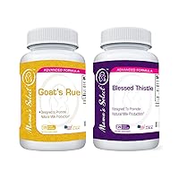 Mama's Select Goat's Rue and Blessed Thistle Bundle for Breastfeeding - Natural Breast Milk Production
