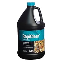 RapiClear Liquid Flocculent - Pond Water Clarifier - 1 Gallon Treats Up to 64,000 Gallons