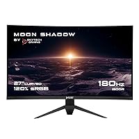 Skytech Gaming 27-inch Curved Gaming Monitor up to 180Hz, QHD 2K(2560 x 1440), 3.7ms Response Time, 1500R VA Panel, FreeSync & G-Sync Support, Swivel Tilt Height Pivot Adjustable, HDMI & DisplayPort