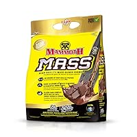 Mammoth Mass: Weight Gainer, High Calorie Protein Powder Workout Smoothie Shake, Low Sugar, Whey Isolate Concentrate, Casein Protein Blend, Weight Training, High Protein (Chocolate, 5lb)