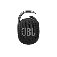 Clip 4: Portable Speaker with Bluetooth, Built-in Battery, Waterproof and Dustproof Feature - Black (JBLCLIP4BLKAM)