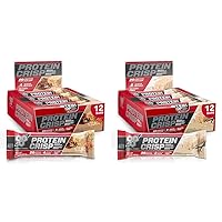 BSN Protein Bars with 20g Protein, Gluten Free, 12 Count - Salted Toffee Pretzel and Vanilla Marshmallow Flavors