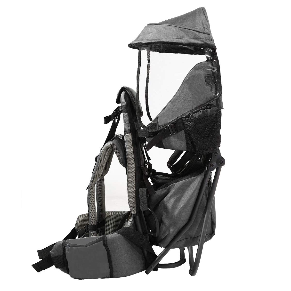 ClevrPlus Cross Country Baby Backpack Hiking Child Carrier Toddler Gray