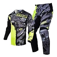 ONeal Element Racewear Red/Black Adult motocross MX off-road dirt bike Jersey Pants combo riding gear set Pants W36 / Jersey X-Large 