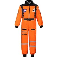 Kids Astronaut NASA Costume Space Suit for Boys Girls Dress Up