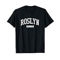 Roslyn New York NY Vintage Athletic Sports Design T-Shirt