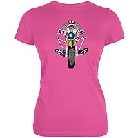 Grateful Dead - Womens Psycle Sam Juniors T-Shirt Large Pink