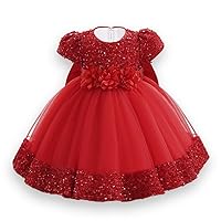 Toddler Girls 3M- 4Y Birthday Cake Smash Outfit Set Princess Ruffle Glitter Tulle Skirt Birthday Party Clothes