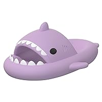 XPKWS Shark Slides for Women and Men Unisex Cloud Slippers Adult Novelty Beach Sandals with Thick Sole