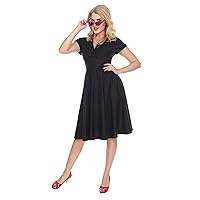 Bettie Page Meet Me at The Water Cooler Dress in Black