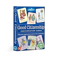 eeBoo: Good Citizenship Conversation Flash Cards, Encourages and Teaches Children How to Be Part of Their Community, Whether Family, School, or Planet, for Ages 3 and up