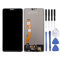GUOHUI Replacement Parts LCD Screen and Digitizer Full Assembly for Oppo F7 / A3 (Black) Phone Parts (Color : Black)