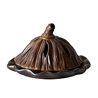 Seed Large Plate Incense Burner for Household Tea Ceremony Incense Burner Incense (Color : D, Size : 12.5CM)