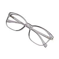 Blue Light Blocking Glasses for Women/Men, Anti Eyestrain, Computer Reading, TV Glasses, Stylish Square Frame, Anti Glare
