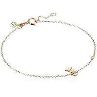 Syd by SE Pineapple Bracelet with Diamond Bezel