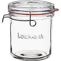 Luigi Bormioli Lock-Eat 25.25 oz XL Food Jar, 1 Piece, Clear