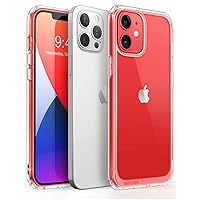 SupCase Unicorn Beetle Style Series Case Designed for iPhone 12 (2020) / iPhone 12 Pro (2020) 6.1 Inch, Premium Hybrid Protective Clear Case (Clear)