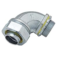 1-1/4 in. 90 Degree Liquid tight Connector, Uninsulated