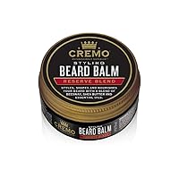 Cremo Styling Beard Balm, Distiller's Blend (Reserve Collection), Nourishes, Shapes And Moisturizes All Lengths Of Facial Hair, 2 Ounce