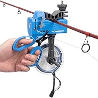 KastKing Kalibrate Fishing Line Spooler & 5’’ Braid Scissors - W/Line Counter, Patented Accessories, Portable, Compact, for Spinning & Casting Reels - No Line Twist, Fishing Gears Gifts for Men