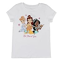 Disney Princess Cinderella Belle Jasmine Be True to You Graphic Print T-Shirt