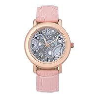 Serenity Paisley PU Leather Strap Watch Wristwatches Dress Watch for Women