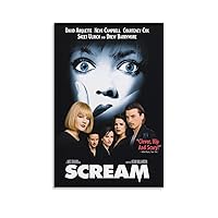 Horror Movie Posters Scream 6 (1996) Poster Wall Art Paintings Canvas Wall Decor Home Decor Living Room Decor Aesthetic Prints 08x12inch(20x30cm) Unframe-style-1