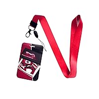 Neck Strap Compatible Lanyard With ID Holder Suitable for Women Men Kids