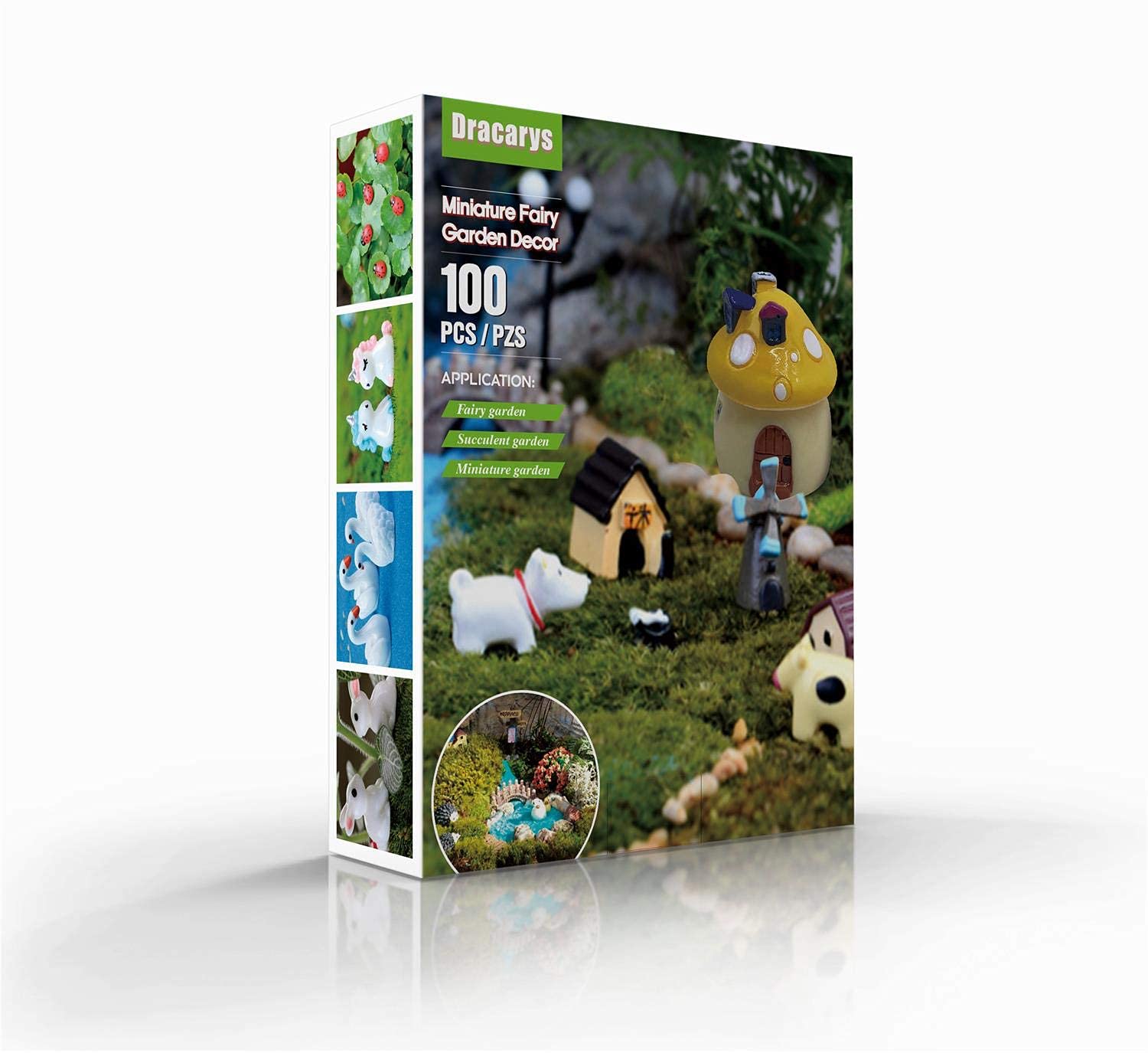 Mua Dracarys Selected 100 Pieces Fairy Garden Accessories, Fairy Garden  Kit, Fairy Garden Animals, Miniature Figurines, Micro Landscape Ornaments  Kit, Garden DIY Kit, Environmental Resin trên Amazon Mỹ chính hãng 2023 |  Fado